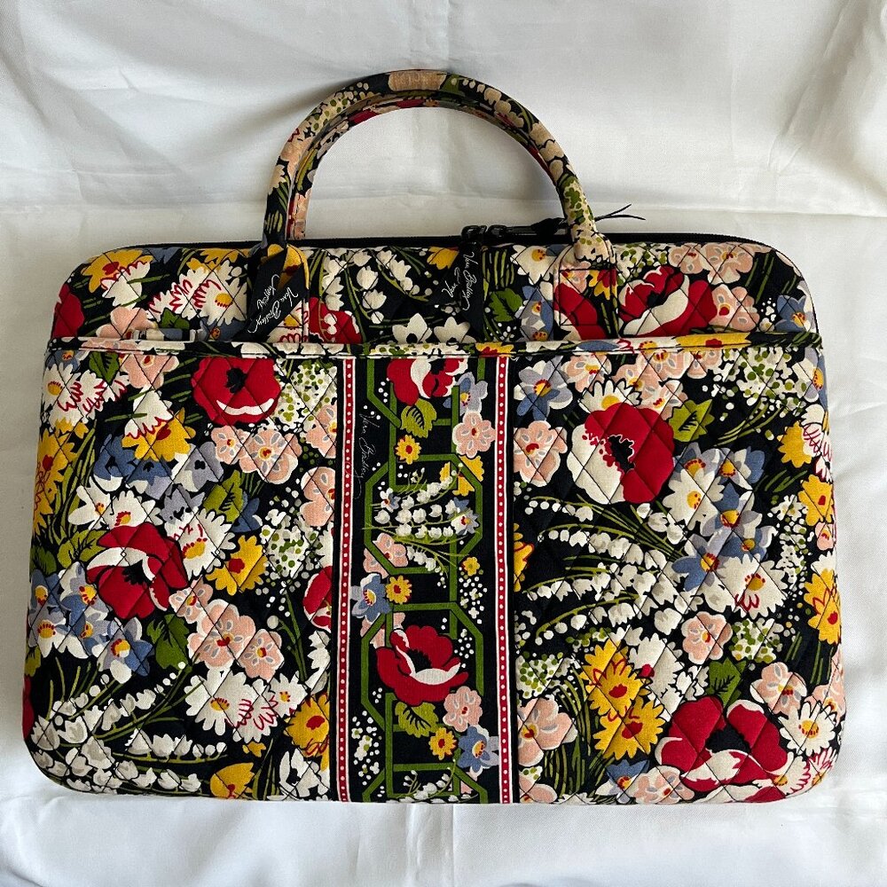 Vera Bradley Laptop Bag in Poppy Fields